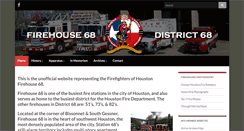 Desktop Screenshot of firehouse68.com