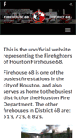 Mobile Screenshot of firehouse68.com